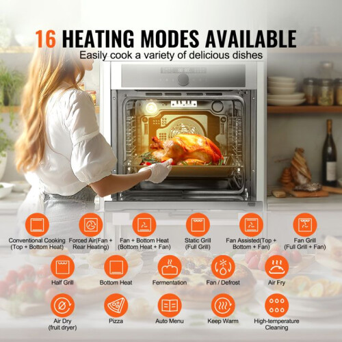 Forno Elétrico - DUOKU - LPY616Ti2-B9-09 - 24 polegadas - 76 L - 16 Funções de Cozinha 2