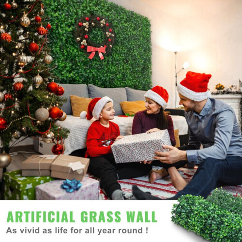 Cerca Artificial - DUOKU - 24 Paneles - 60x40 cm - 100% PE - Verde 2