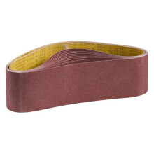 Conjunto de 10 Lixas Abrasivas-Duoku-152 x 1219 mm-Grão 80-óxido de Alumínio-Adequadas para Lixadeiras de Cinta