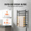 Scaldasalviette - DUOKU - Montaggio a muro - IPX5 - Timer programmabile - 8 barre 3