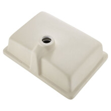 Waschbecken unter der Arbeitsplatte für Badezimmer-Duoku-470 x 335 mm-Weißes Keramik-mit Überlauf-Modernes Einbaubecken