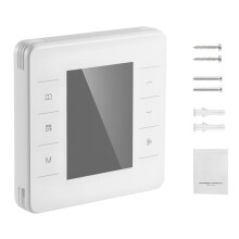 Termostato Programable-Duoku-para Uso Doméstico 7 Días-con Pantalla Retroiluminada-Modos Calefacción y Refrigeración