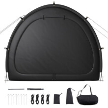 Tenda di Stoccaggio-Duoku-per Bici per 1 a 2 Bici-con Telaio in Fibra di Vetro e Doppia Cerniera