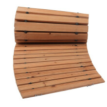 Allée de jardin - DUOKU - PW-C08 - 2,44 m x 43 cm - Bois de cèdre - Antidérapante (câble acier)