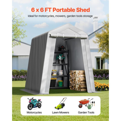Tuinberging - DUOKU - SXYCWPD6*6 - 183x183 cm - Ritssluitingsdeur - Draagbaar 2
