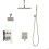 Ensemble de Douche - DUOKU - FS10282-BN-G - Nickel Brossé - 3 Modes - Design Moderne 1