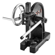Presse à Crémaillère Manuelle - DUOKU - 1 Tonne - Hauteur Maximale 15 cm - Robuste en Fonte - 240x210x290 mm