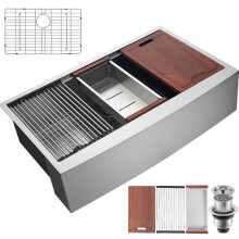 Fregadero de Cocina - DUOKU - Modelo TXHW332209RS1 - Acero Inoxidable 304 - 33 pulgadas - 1 Cubeta