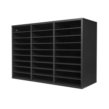 Dokumentenorganisator - DUOKU - HZFC008 - 27 Fächer - Schwarz Holz - Büro