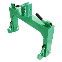 Attelage Rapide 3 Points-Duoku-Capacité de Levage 1814 kg-avec Boulon Réglable 5 Niveaux-Attelage de Remorque Robuste-Vert