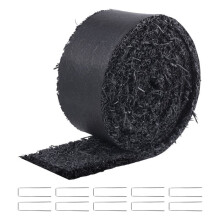 Pá de Borracha - DUOKU - HJ6001 - 120 x 4,5 polegadas - Espessura 0,7 polegada - Preto