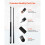 Billardqueue - DUOKU - 1 Stück - 1473,2 mm - Glasfaser - Titan 3