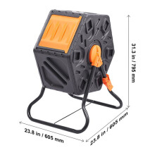 Compostor - DUOKU - XDB-436B1 - 70 Litros - Copo Rotativo - Sem BPA