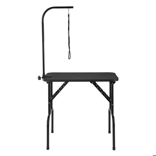 Bras de Table Toilettage - DUOKU - GT-202 - Pliable - Support pour Chiens - Noir