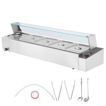 Calienta-platos - DUOKU - SC-TC-215 - 1700 W - Acero Inoxidable - 5 x 8 QT