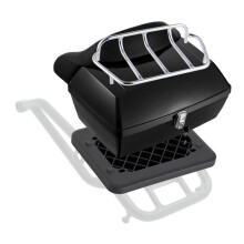 Top Case Moto - DUOKU - JZH-525B - Universeel - 48L - Zwart - Polypropyleen