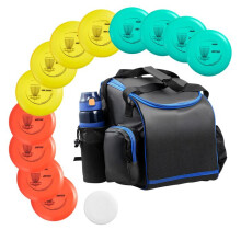 Discgolf Set - DUOKU - JY005-S70003 - 12 Schijven - Inclusief Rugzak - Duurzaam TPE