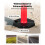 Postes de sinalização - DUOKU - WP-06-R4 - 114 cm - Base pesada - Faixas refletivas 4