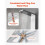 Wanddouchekolom-Duoku-met Regeneffect Handdouche-Geborsteld RVS Paneel-Multifunctionele Kraan 6
