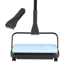Vassoura Mecânica-Duoku-com Largura de Varredura de 170 mm-Projetada para Pisos e Tapetes-Equipado com um Compartimento para Poeira
