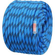 Static Klimtouw-Duoku- 12,7 mm, 45,7 m (150 voet)- Spanning 30 kN- met Stalen Karabiners
