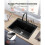 Küchenspüle - DUOKU - Aufstellmodell - 63,5 cm - Schwarzer Granit - 1 Einzelbecken 3