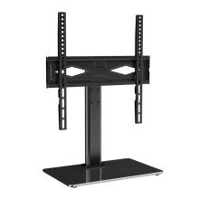 Suporte de TV Universal - DUOKU - 32-55 po - Ajustável em Altura - Vidro Temperado - Portátil