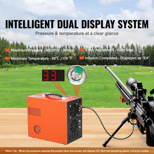 Luchtcompressor - DUOKU - SS-PAC04A - 350W - 30Mpa - Draagbaar met Waterkoeling 2