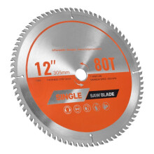 Cirkelzaagblad Ø 305 mm-Duoku-80 Tanden in Legering-As 25,4 mm-Nauwkeurige Afwerking-met Stille Koelingsopeningen