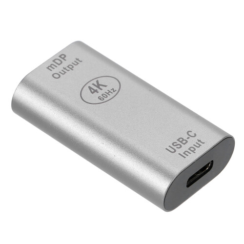 Προσαρμογέας TypeC σε Mini DisplayPort4K60HZ από κράμα αλουμινίου, καλώδιο USB-C σε C πλήρους