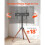 Suporte para TV Trépied - DUOKU - FT03 - Compatível 40-65 polegadas - Capacidade 45 kg - Madeira maciça 5