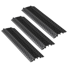 Rampa de Protección para Cables - DUOKU - CP-P03 - 3 Piezas - Carga 7938 kg - Dimensiones 51 x 28 mm