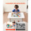 Kindertisch mit 2 Stühlen - Multifunktionaler 4-in-1-Tisch - Doppelseitige Bauplatten 6