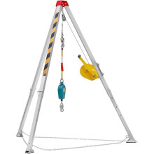 Conjunto de Tripé para Espaço Confinado-Duoku-Gaiola de 816,4 kg-Inclui um Cinto e uma Bolsa de Armazenamento-Cabo de 98 pi