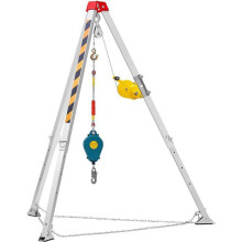 Conjunto de Tripé para Espaço Confinado-Duoku-Treuil de 544 kg-com Cabo de 98 pi-Proteção Contra Quedas de 32,8 pi