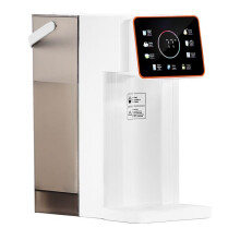 Distributeur d'Eau Chaude Instantané de Comptoir-Duoku-Appareil avec Réservoir Amovible de 3 L-Chauffe Rapide avec Ecran Tactile