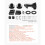 Kit de Elevação Frontal-Duoku-2,5 polegadas-para Ford F250, F350 e F450 Super Duty 4x4 (2011-2023)-Kit de Nivelamento do Chassi 2