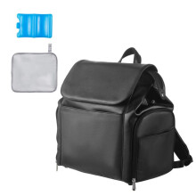 Mochila para Bomba de Leite S1/S2-Duoku-com Compartimento Isotérmico-Acessórios Inclusos para Armazenamento de Leite Materno-Preto