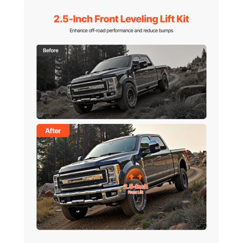 Kit de Elevação Frontal-Duoku-2,5 polegadas-para Ford F250, F350 e F450 Super Duty 4x4 (2011-2023)-Kit de Nivelamento do Chassi 2
