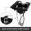 Bolle per Shampoo Portatile-Duoku-46x36x20cm-Plastica ABS Nera Bacino per Lavaggio Capelli-Per Salone e Spa 5