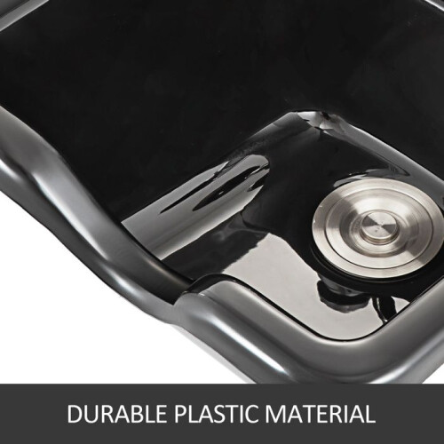 Bolle per Shampoo Portatile-Duoku-46x36x20cm-Plastica ABS Nera Bacino per Lavaggio Capelli-Per Salone e Spa 2
