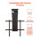 Suporte de Teto Motorizado - DUOKU - DT680 - 32 a 70 polegadas - VESA 24x24 - Capacidade 110 lb 4