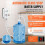 Système de Pompe à Eau - DUOKU - 5 Gallons - 2,8-4,1 bar - 50 W - Débit 2,5 L/min 5
