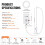 Système de Pompe à Eau - DUOKU - 5 Gallons - 2,8-4,1 bar - 50 W - Débit 2,5 L/min 2