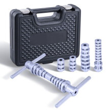 Kit de presse à roulements - DUOKU - XC2124 - 25 pièces - Alliage aluminium (oxyde noir) - Poignée acier renforcé