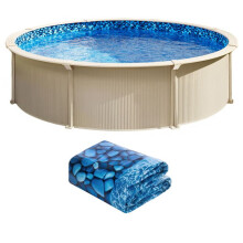 Rivestimento per Piscina - DUOKU - 18 Piedi - Vinile - Rotondo - Fuori Terra