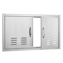 Puerta de acceso - DUOKU - BH-018 - Acero Inoxidable - 914 x 534 mm - Peso 5,2 kg