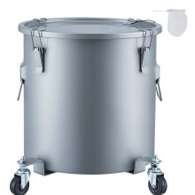 Cubeta para grasa de freidora-Duoku-10 gal-Bandeja de eliminación de aceite-Acero al carbono-Recipiente de transporte con tapa