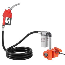 Bomba de Transferência de Combustível 40 L/min-Duoku-Alimentação 12 V CC-com Pistola-Tubo de Refluxo-Adequada para Gasolina etc