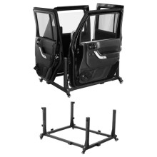 Carro de Almacenamiento - DUOKU - GMZJ01 - 4 Puertas - Goma Duradera - Negro